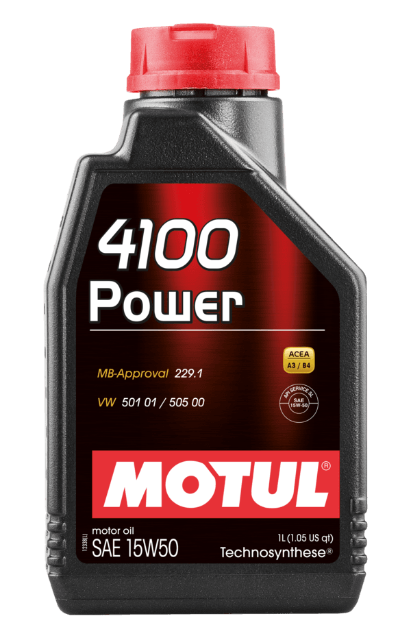 Óleo Para Motor de Carro MOTUL 4100 POWER 15W-50 1L 102773