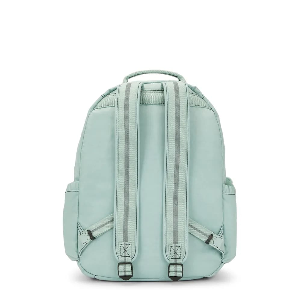 Mochila Kipling Seoul Sea Green Bl Estampada Grande