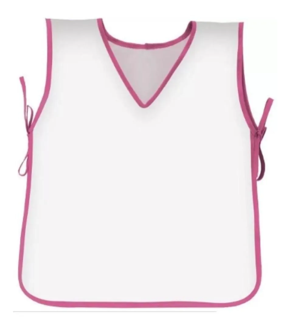 Avental Infantil DAC Silk Rosa Sem Bolso