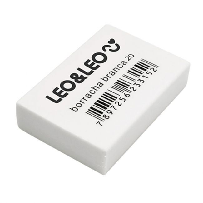 Borracha Leo e Leo Média Branca Unidade