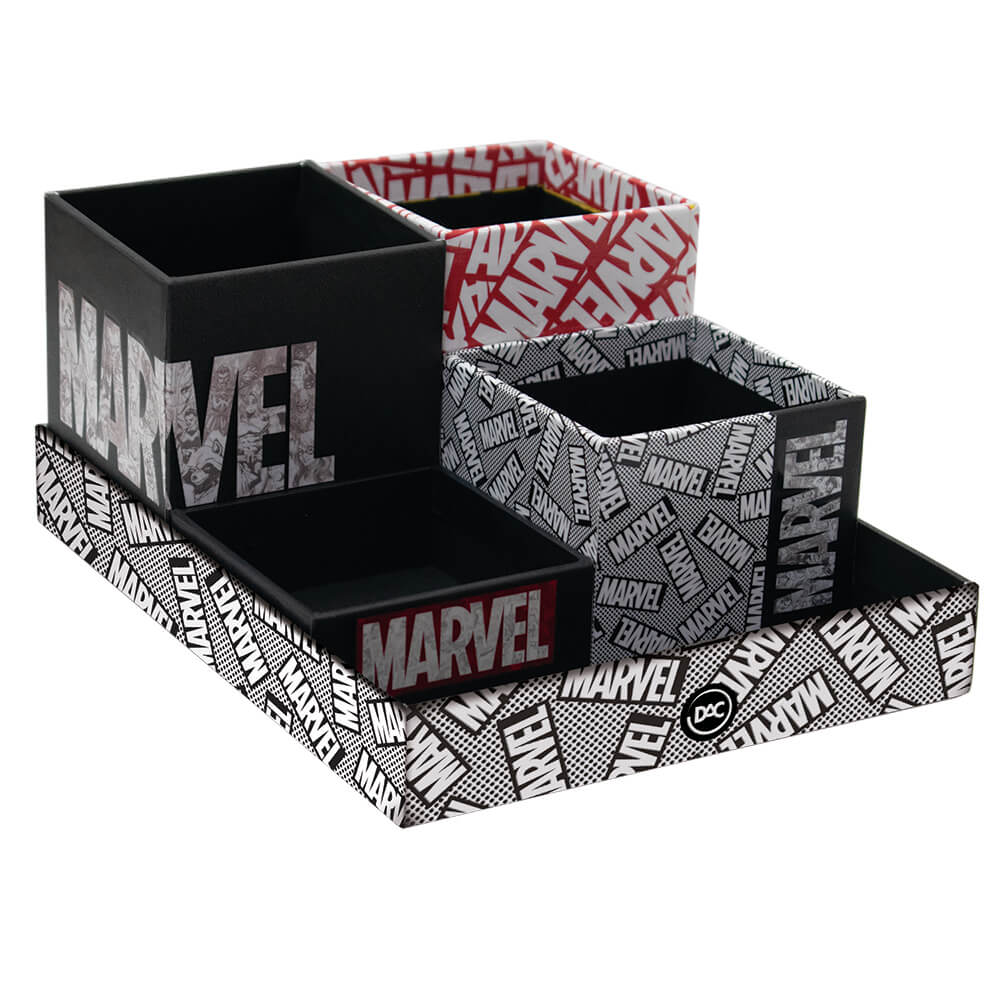 Organizador de Mesa DAC Marvel com 5 Peças