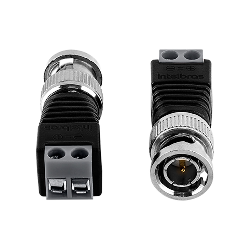 Conector BNC Borne Conex 1000 Intelbras Pacote 10 peças