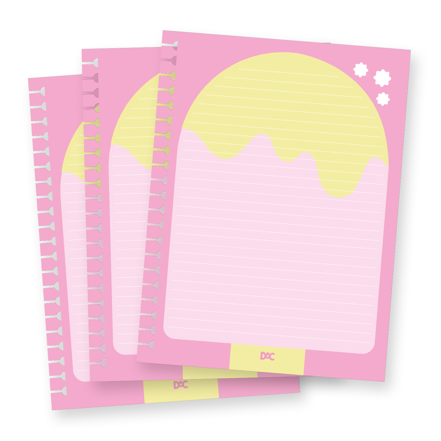 Refil de Folhas DAC para Caderno Smart Mini Hello