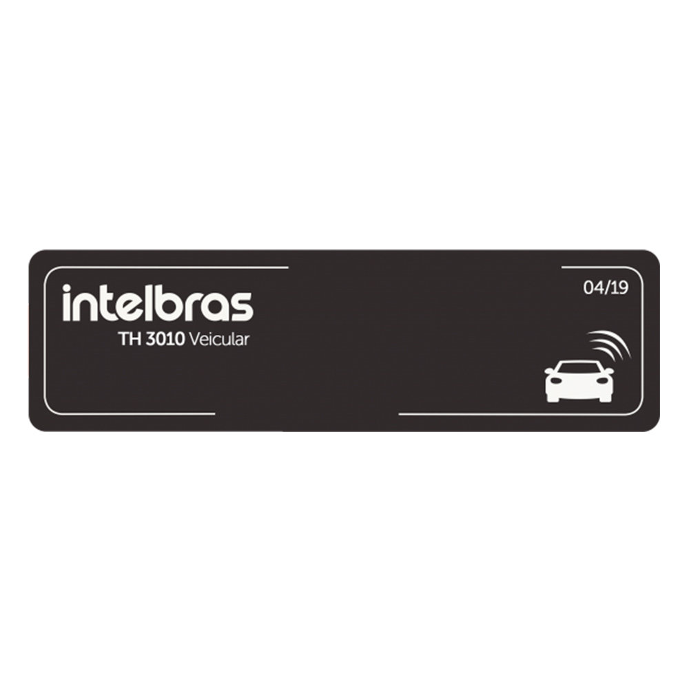 Etiqueta Acionamento RFID 900MHz Intelbras Veicular TH 3010