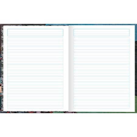 Caderno Caligrafia Tilibra Avengers Capa Dura Costurado Médio 40 Folhas com Pauta