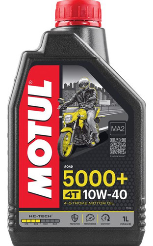 Óleo Para Motor De Moto MOTUL 5000+ 10W40 4T 1L 111753