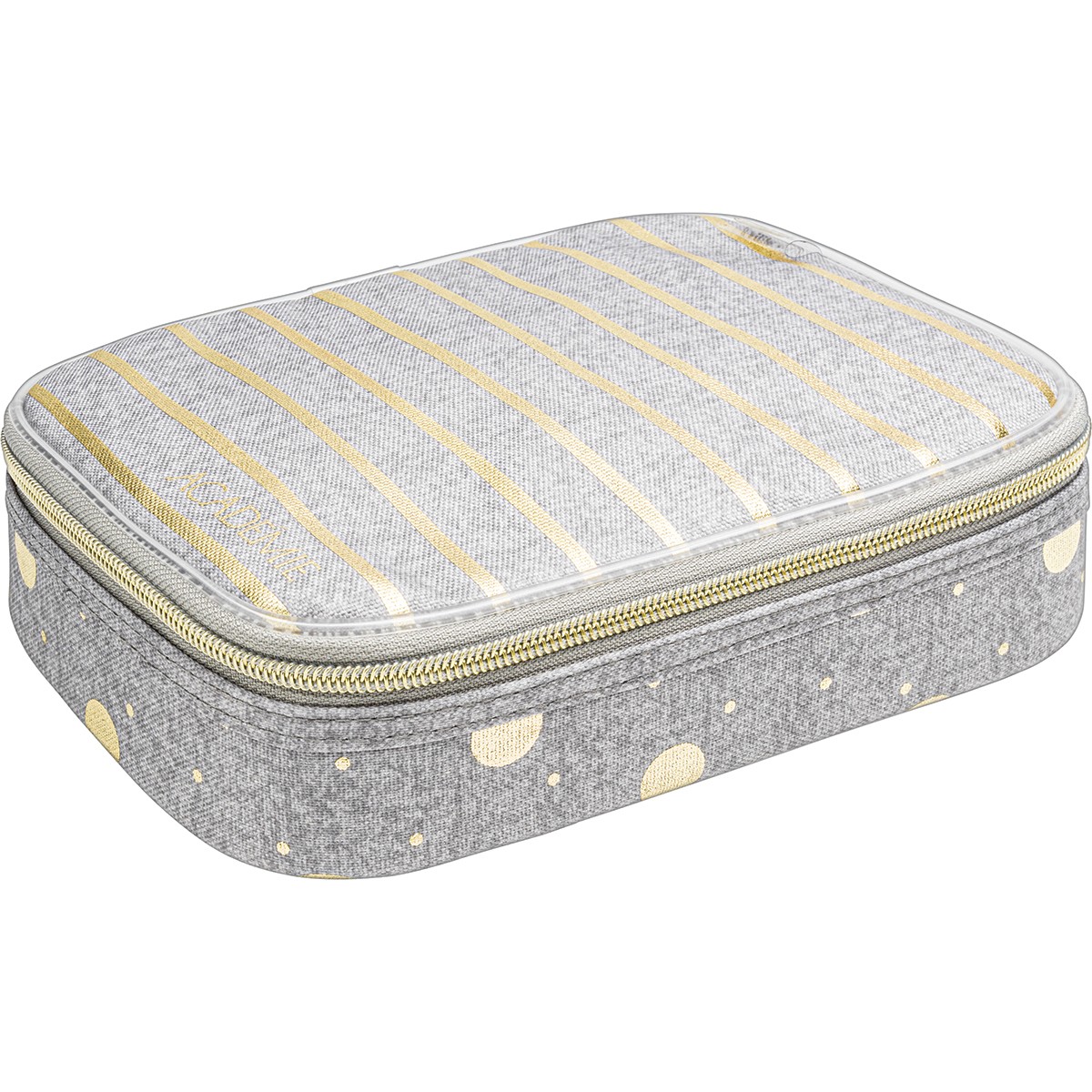 Estojo Tilibra Box Académie Listrado para Acomodar Lápis e Caneta Sortido