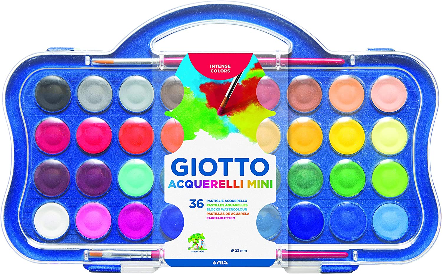 Aquarela Giotto Mini 36 Cores 23mm