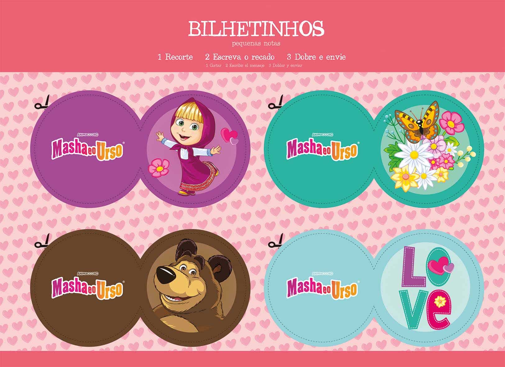 Caderno Cartografia Jandaia Masha e o Urso 80 Folhas Sortido