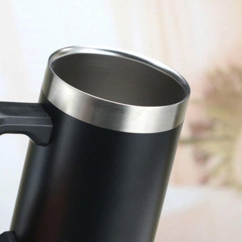 Caneca Térmica Chopp Cerveja 709 ml Aço Inox Preta