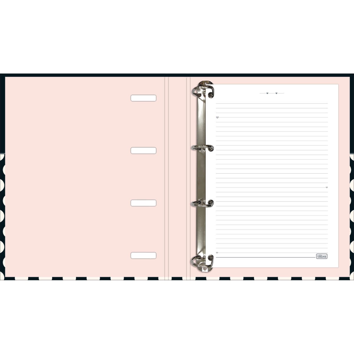 Caderno Fichário Tilibra West Village Cartonado com Elástico 80 Folhas Grande