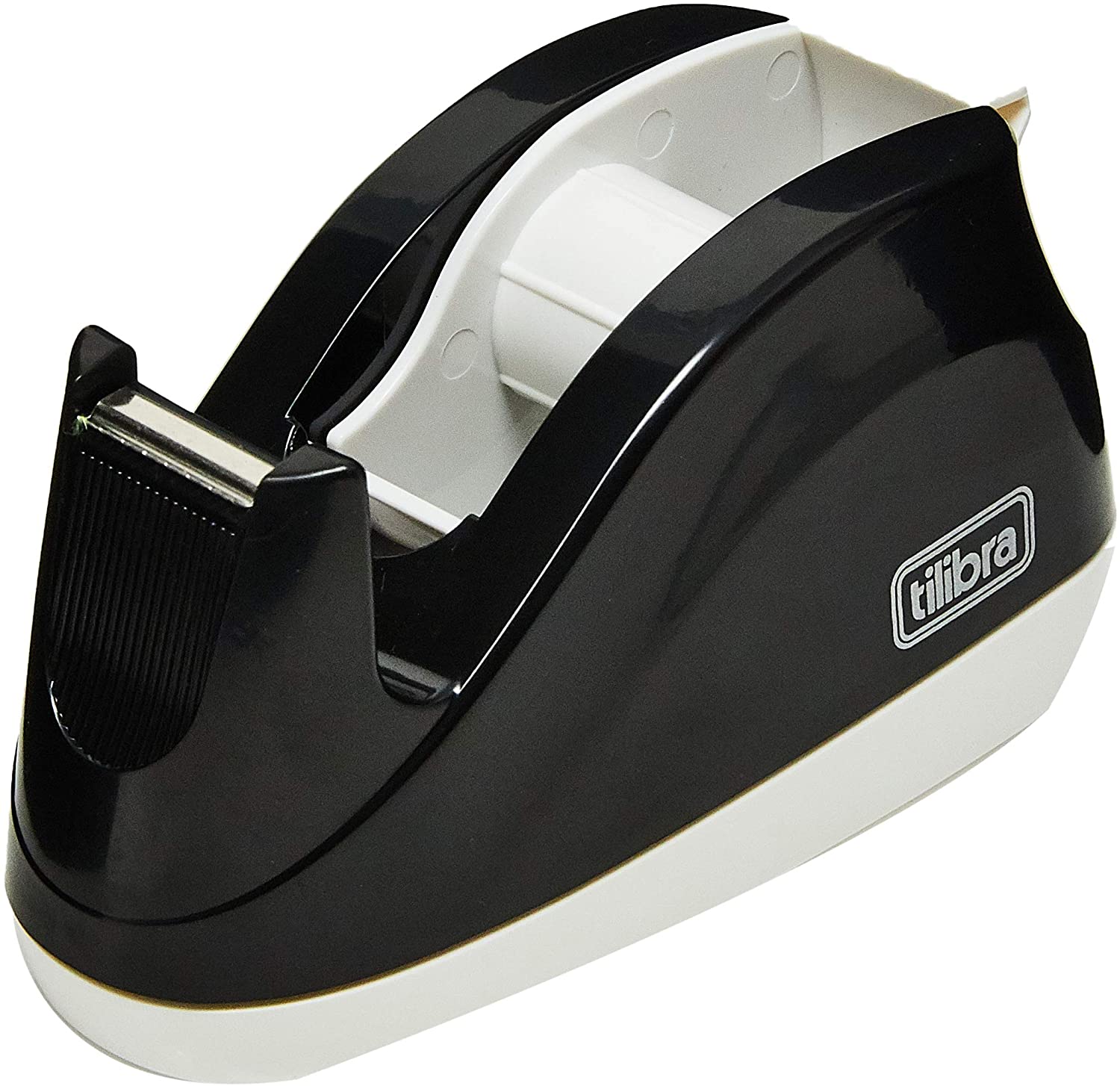 Suporte Tilibra para Fita Adesiva Pequeno Neon Preto