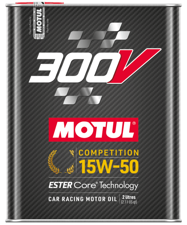 Óleo Para Motor de Carro de Competição MOTUL 300V COMPETITION 15W-50 2L 110860
