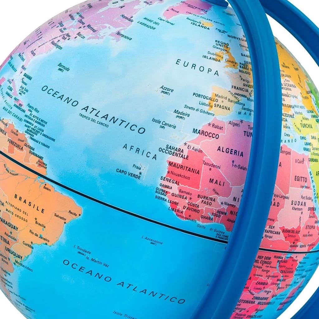 Globo Terrestre Mini Giacomino Continente 16cm