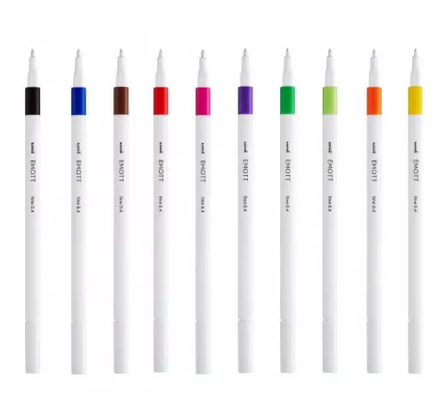 Caneta Esferográfica Uni-Ball Emotti 0,4 mm Unidade