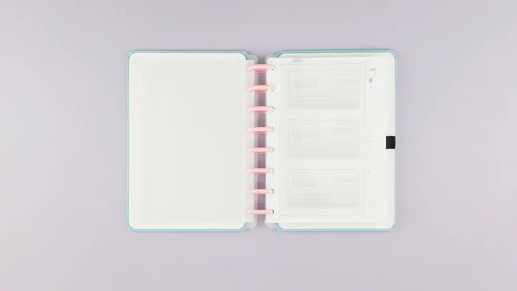 Agenda Inteligente A5 Azul Pastel