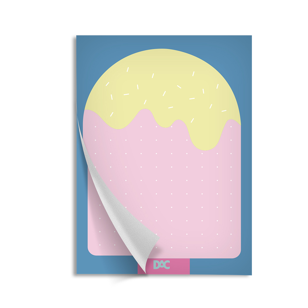 Bloco de Anotações DAC Hello com 30 Folhas 90g Pequeno