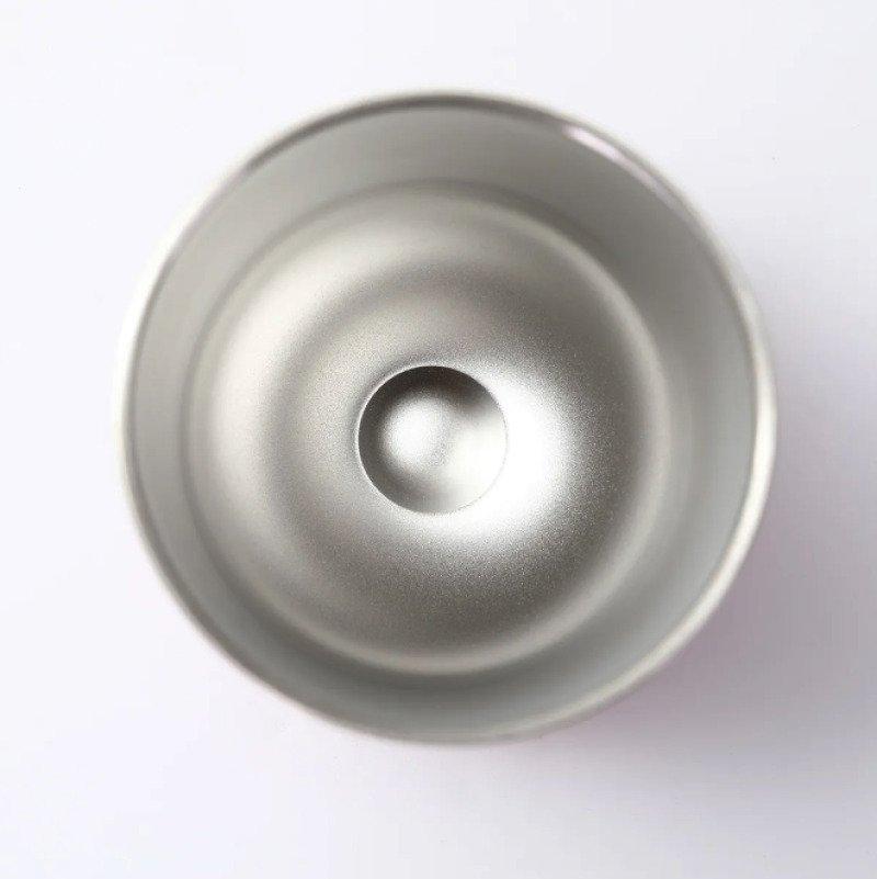 Copo Térmico Cuia 350 ml Aço Inox com Tampa Preto