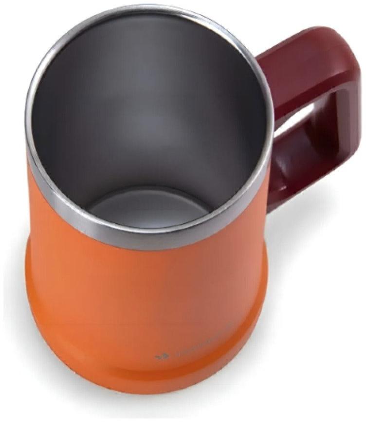 Caneca Térmica Chopp Cerveja 709 ml Aço Inox Laranja