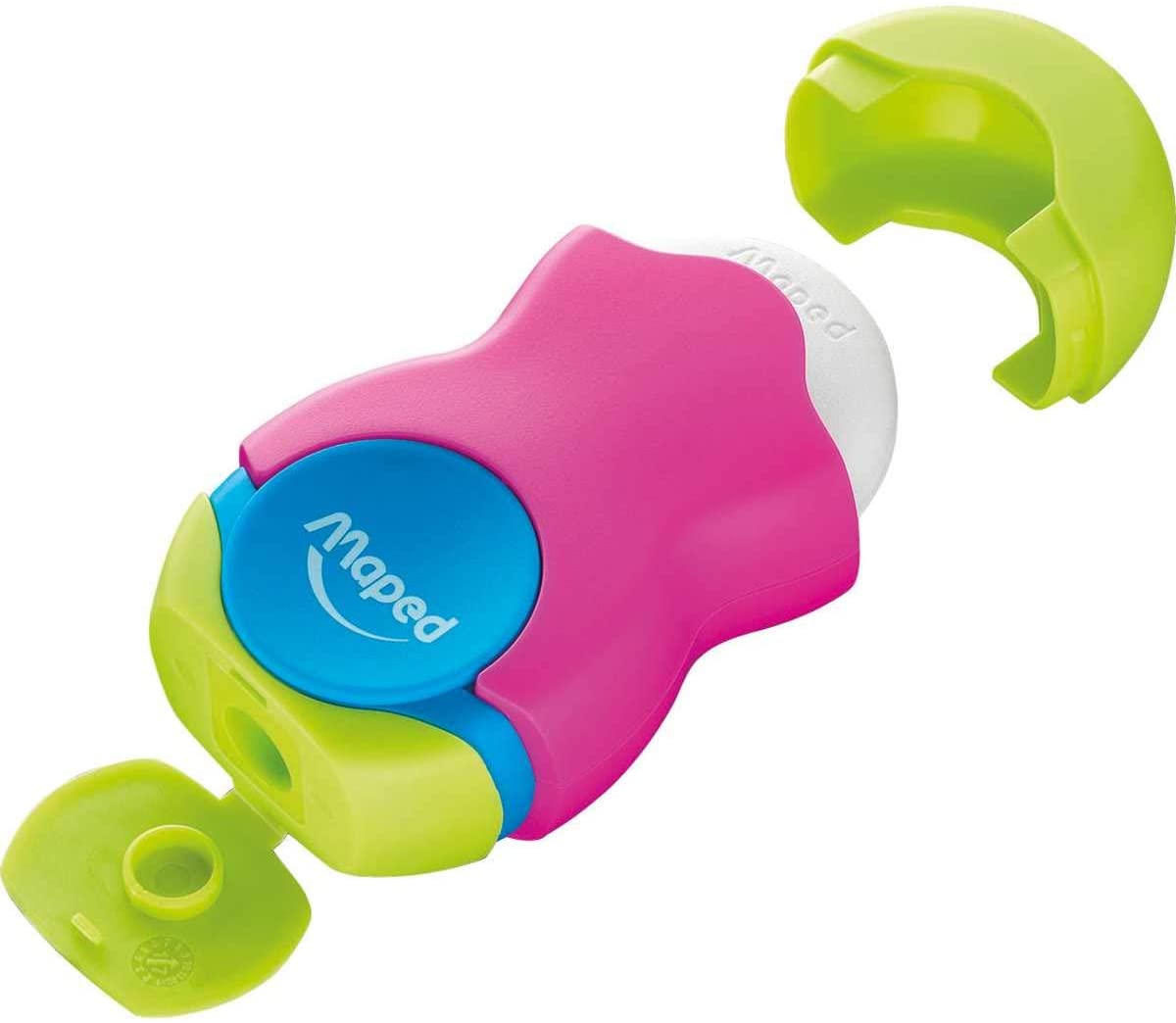 Apontador Maped Loopy com Borracha Multicolor Sortido Unidade