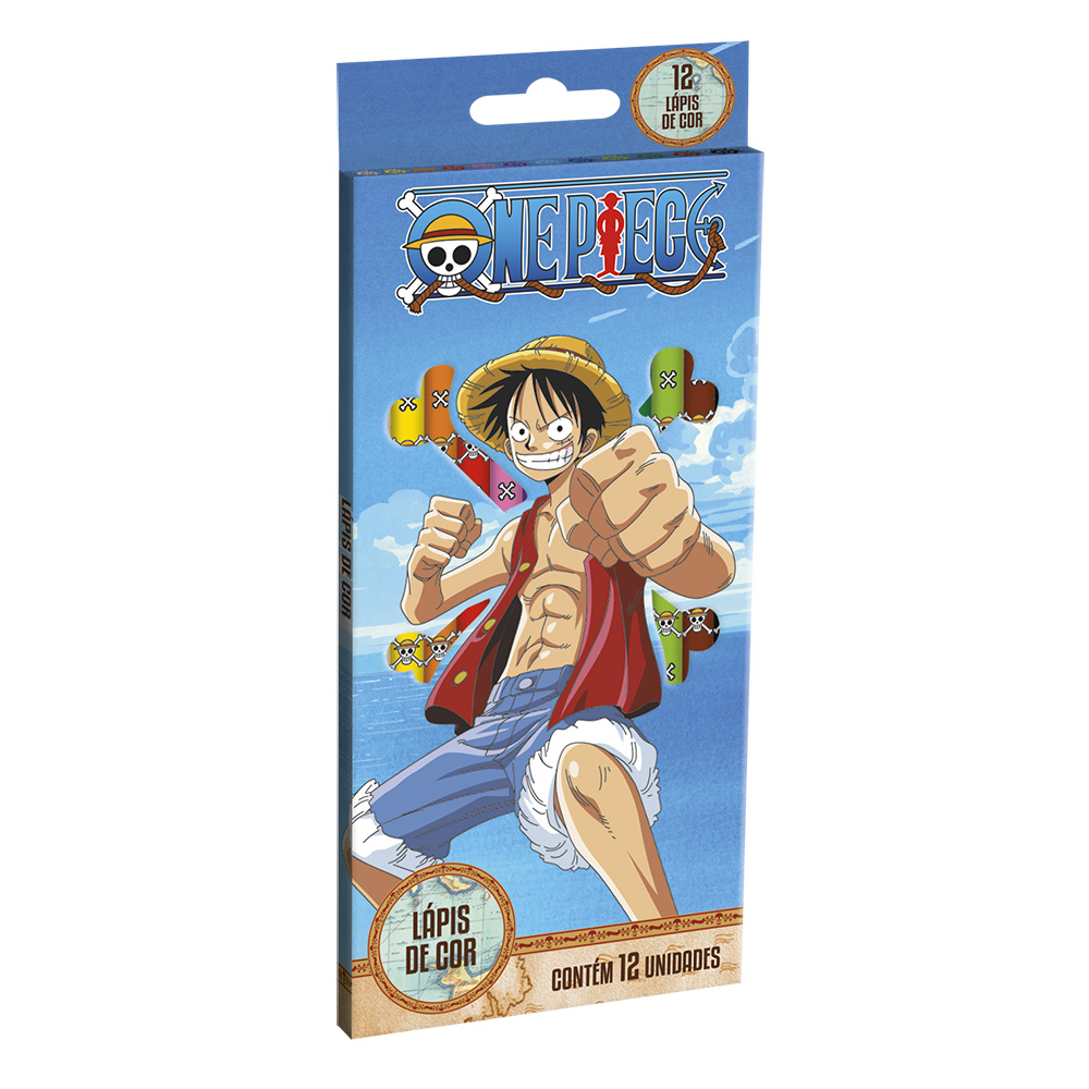 Lápis de Cor TRIS One Piece 12 Cores Vivas