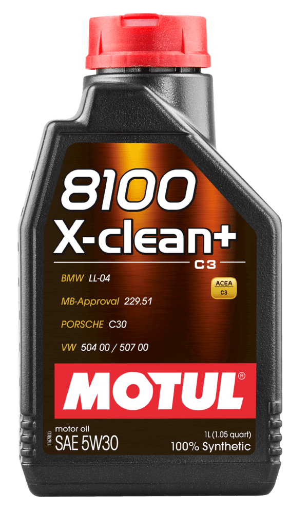 Óleo Para Motor de Carro MOTUL 8100 X-Clean+ 5W-30 1L 106376