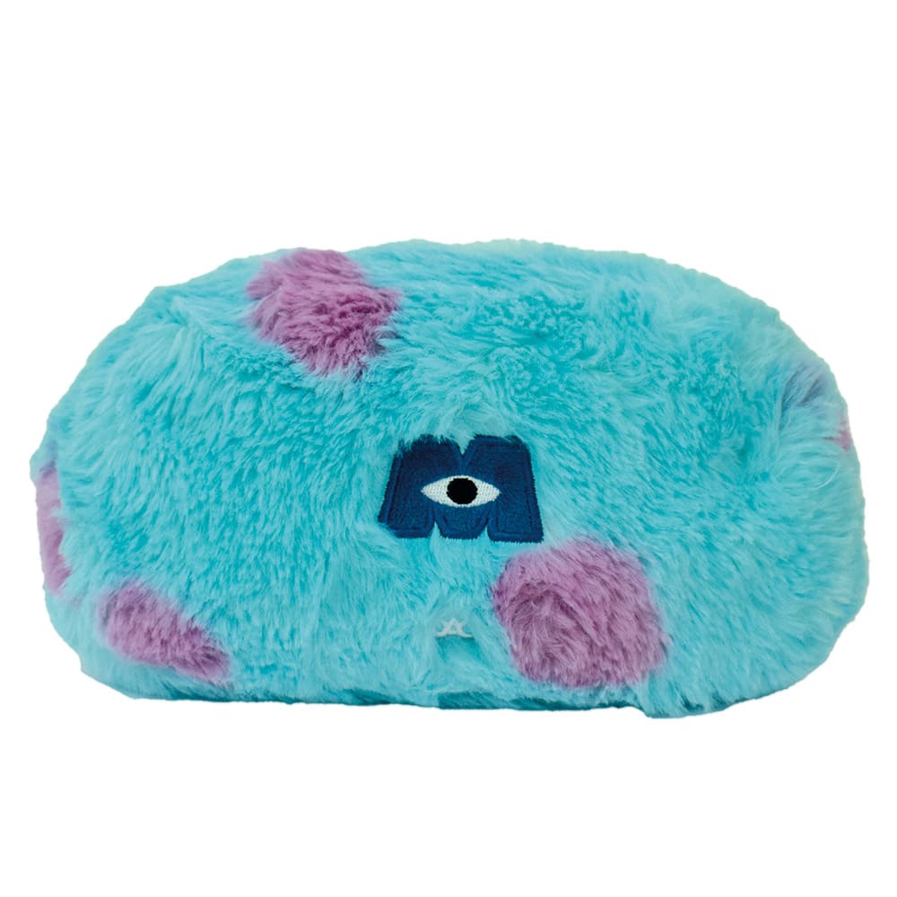 Estojo DAC Monstros S.A Fluffy Pelúcia Médio Azul