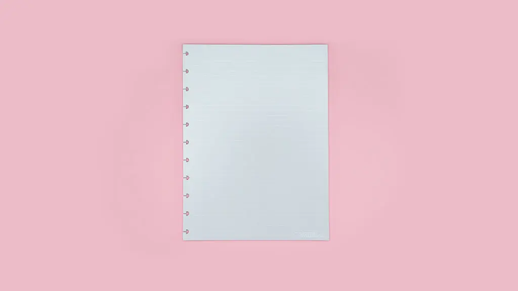 Refil Anotação Inteligente Grande 50 Folhas Linhas Brancas