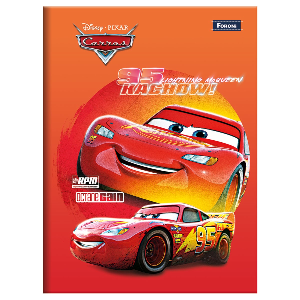 Caderno Brochura Foroni Capa Dura Carros 48 Folhas Sortido