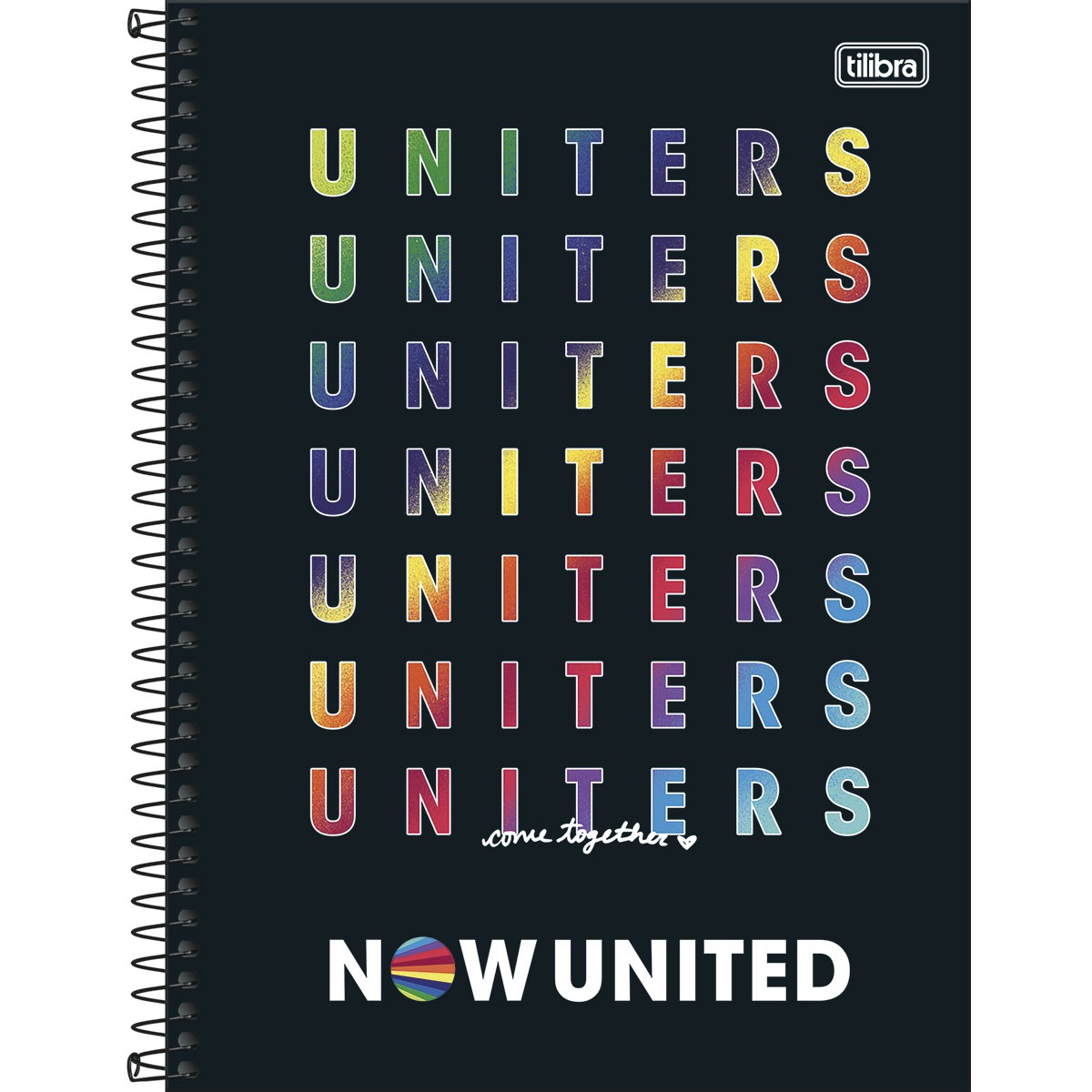 Caderno Universitário Tilibra Now United Espiral Capa Dura 80 Folhas 1 Matéria Sortido