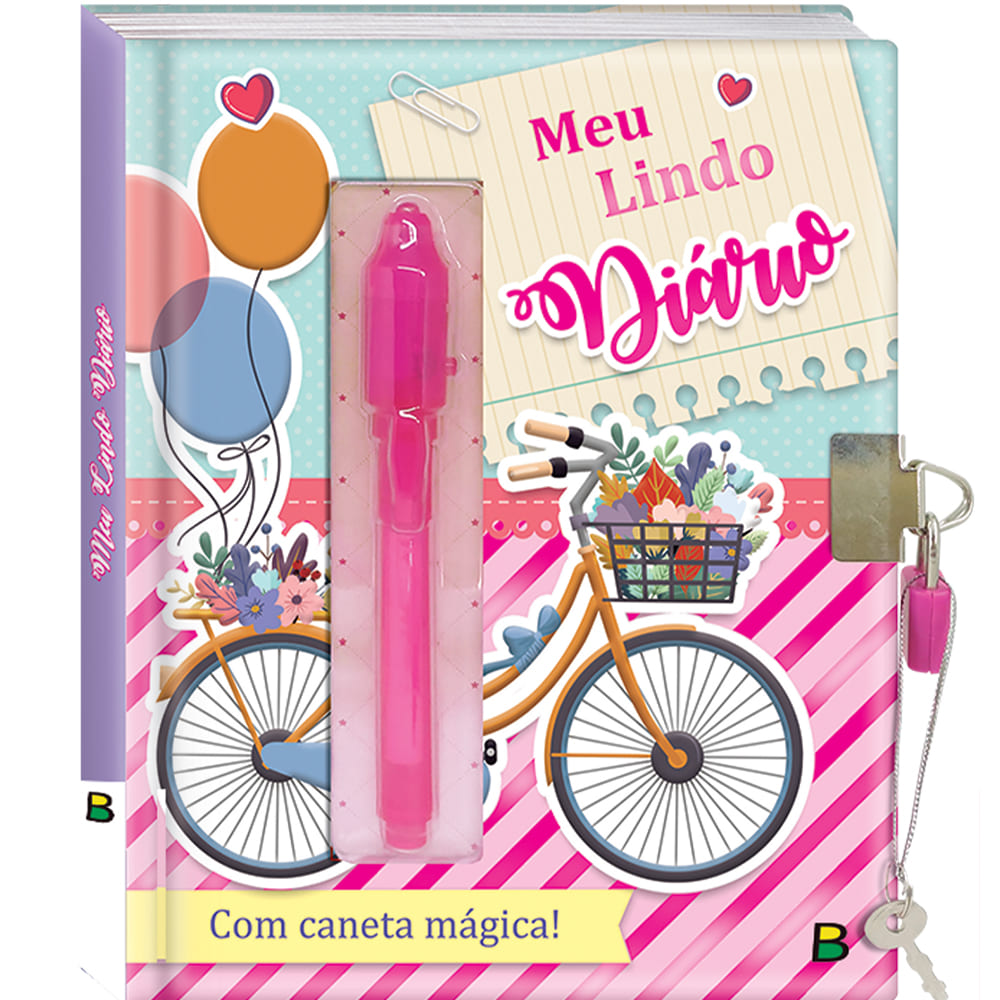 Diário Todolivro Meu Lindo Diário com Mini Cadeado