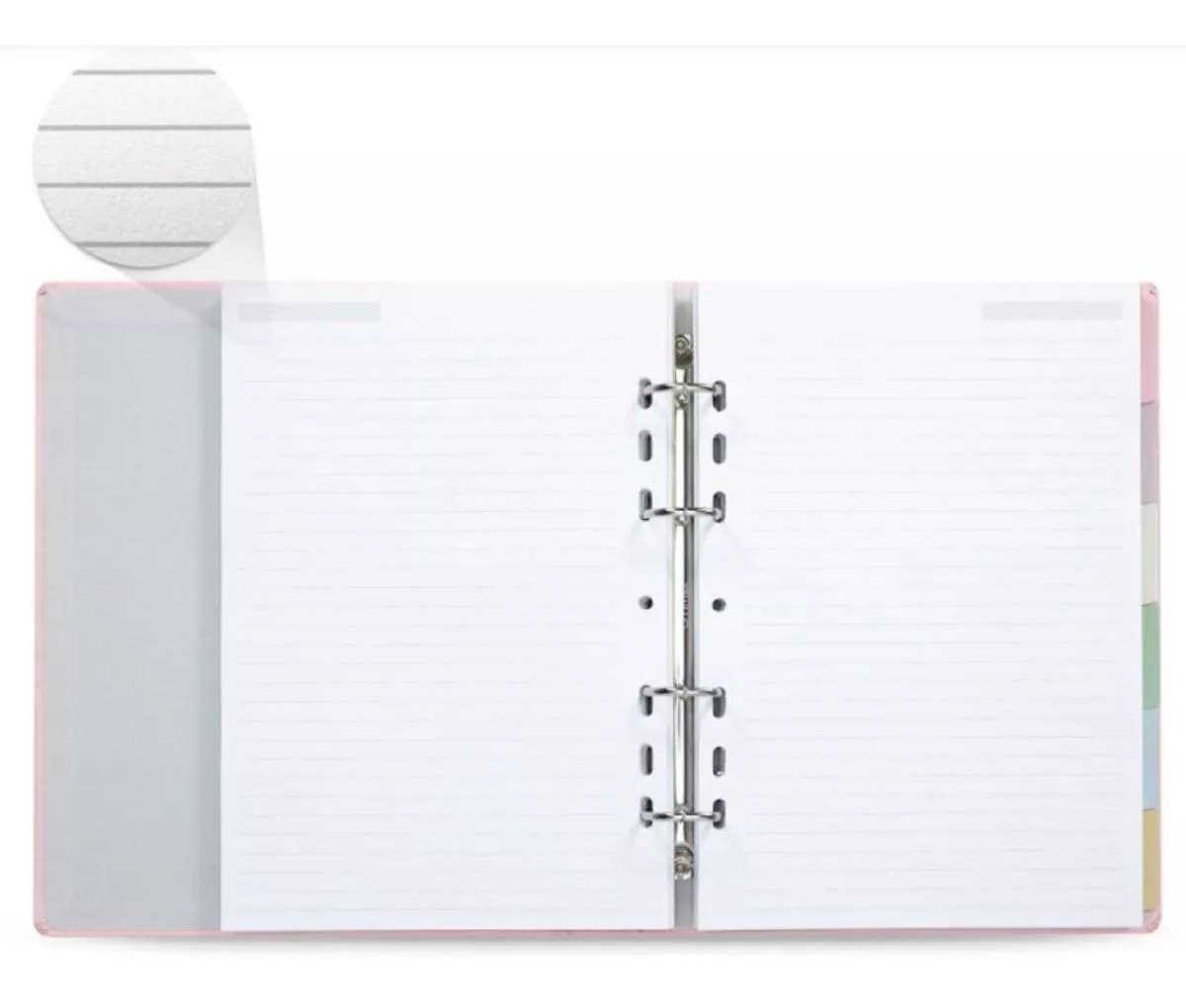 Caderno Argolado Ótima Stone Ultra Médio Geométrico Pink