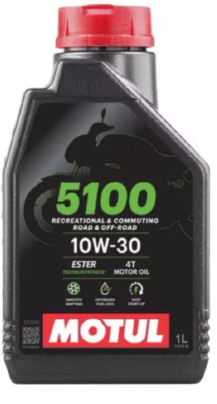 Óleo Para Motor de Moto MOTUL 5100 10W-30 4T 1L 104062