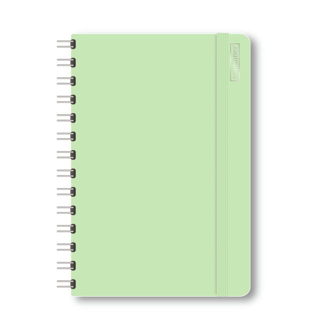 Caderno Universitário Dermiwil Style Nile Green 96 Folhas 1 Matéria