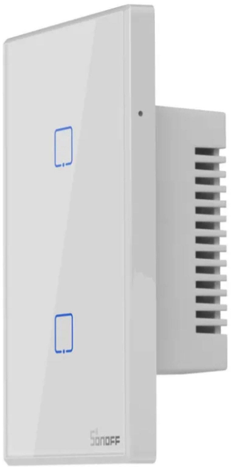 Interruptor de Luz Smart 2 Teclas Branco Wi-Fi SONOFF TX T0US2C