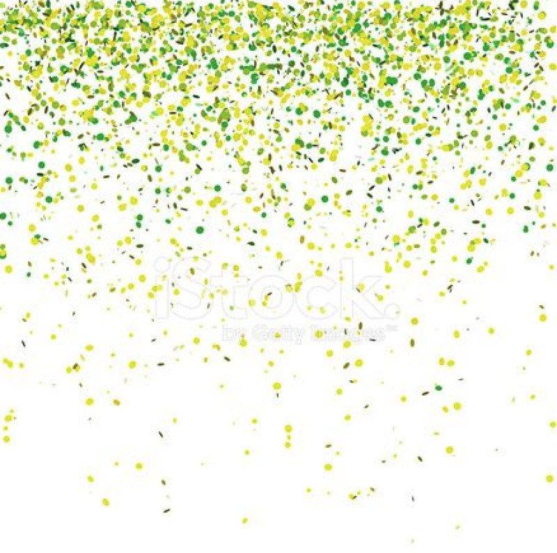 Lança Confete Chuva Verde Amarela Vai Brasil Silver Festas LCN027