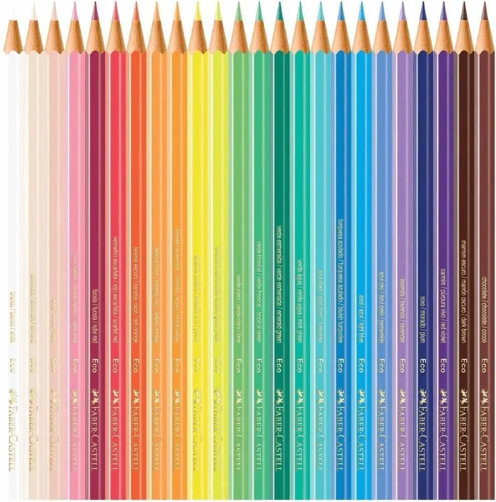 Lápis de Cor Faber Castell 72X1 Grande LVM Cores Vivas