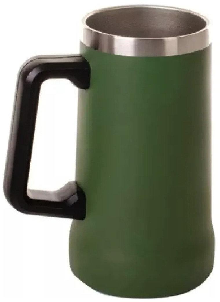 Caneca Térmica Chopp Cerveja 709 ml Aço Inox Verde