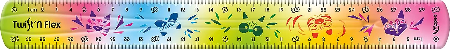 Régua Maped Twistnflex Mini Cute 30cm Unidade Sortido