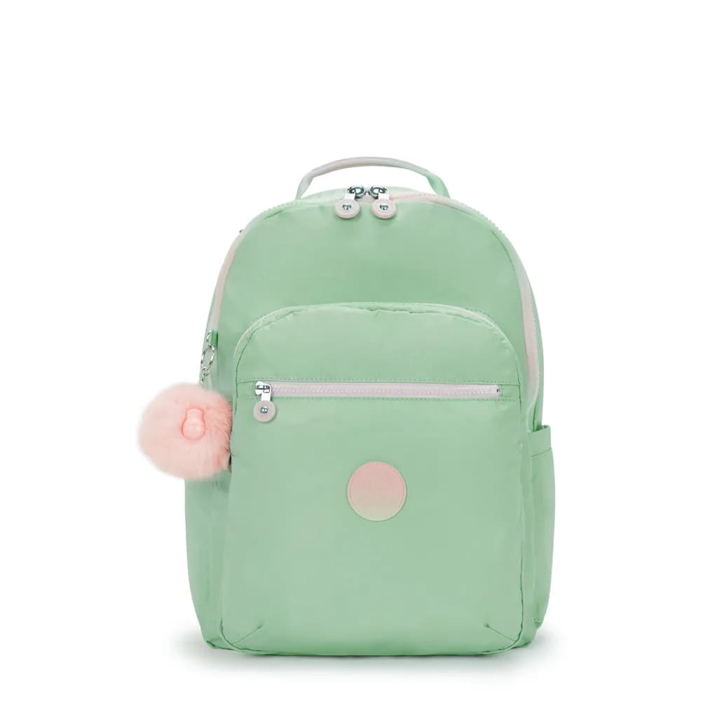 Mochila Kipling Soft Green Met Grande