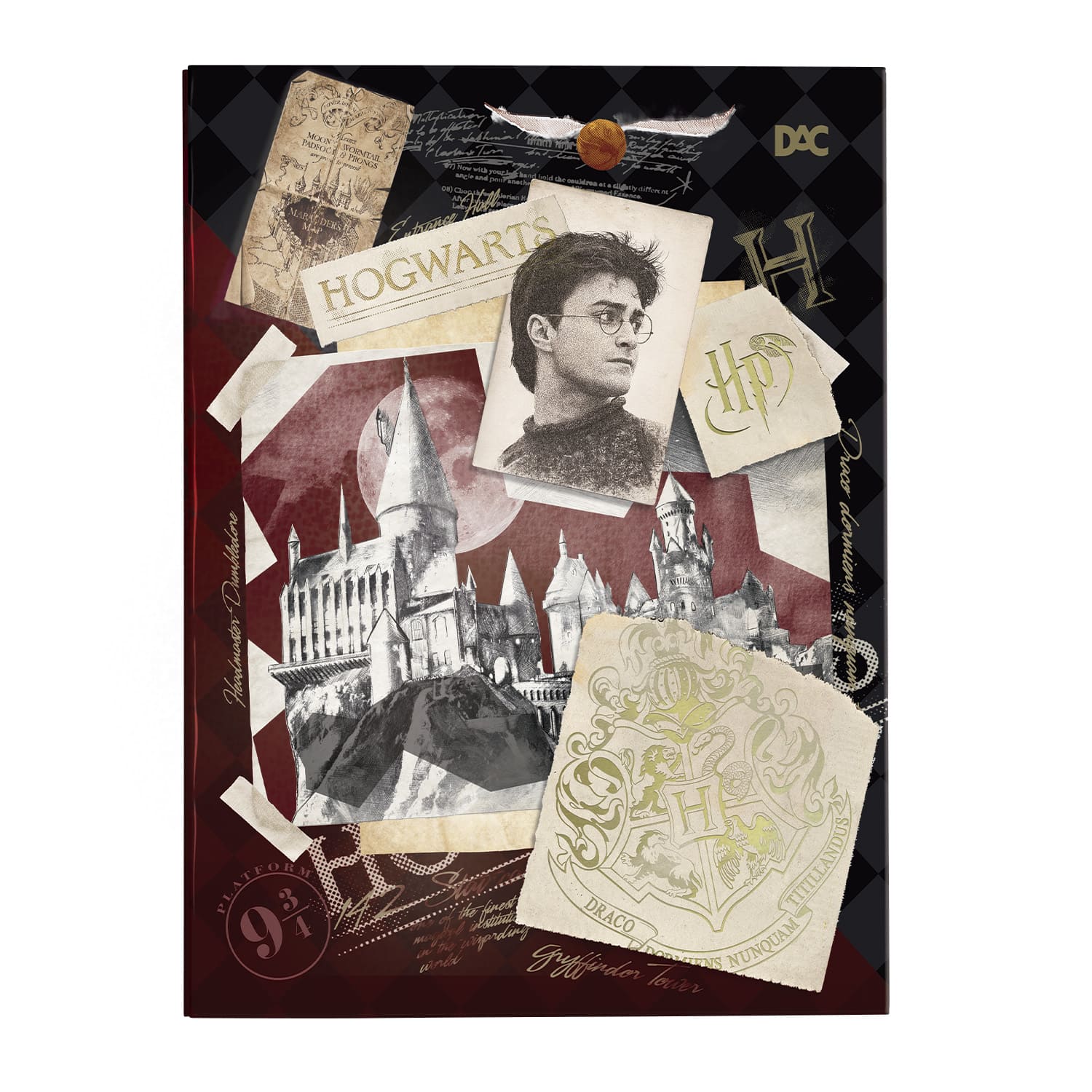 Pasta Catálogo DAC Harry Potter Ofício com Lombo Ajustável + 10 Envelopes