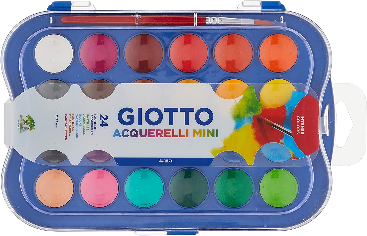 Aquarela Giotto Mini 24 Cores 23mm