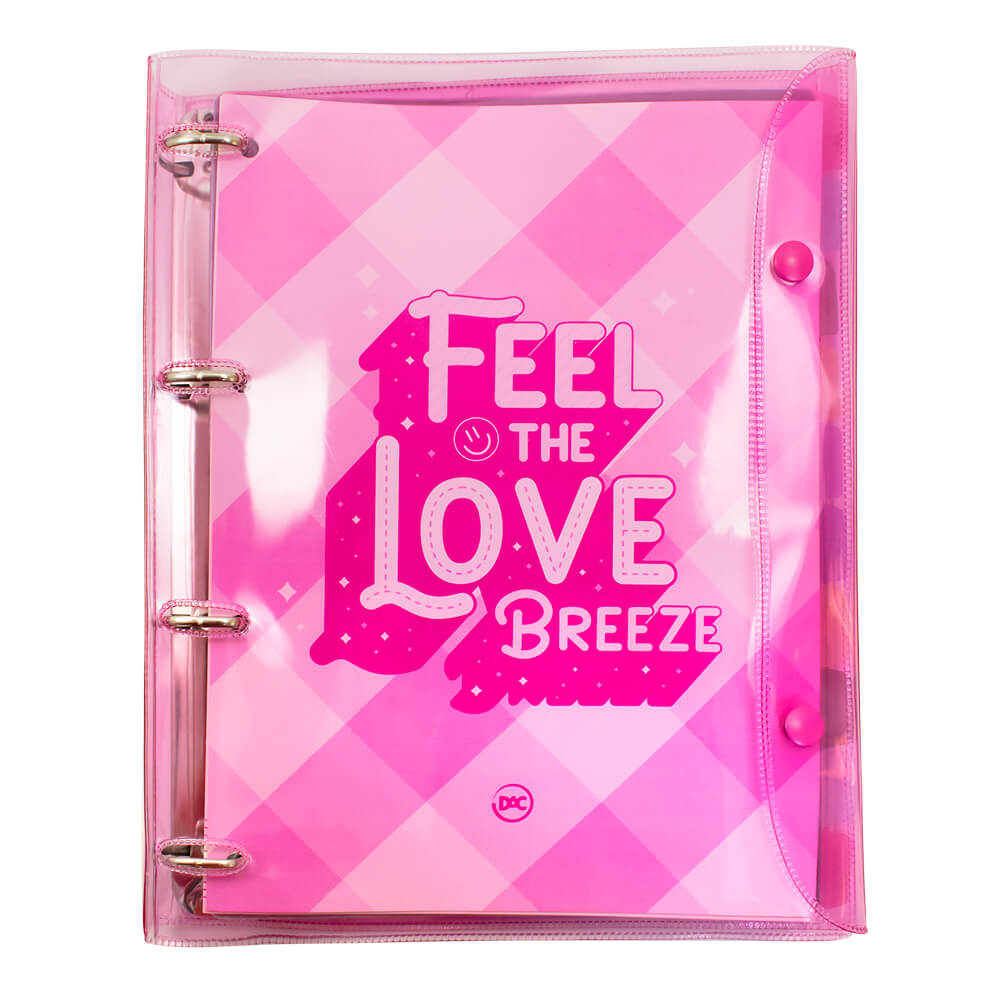 Caderno Fichário DAC Universitário Breeze Cristal com 192 Folhas