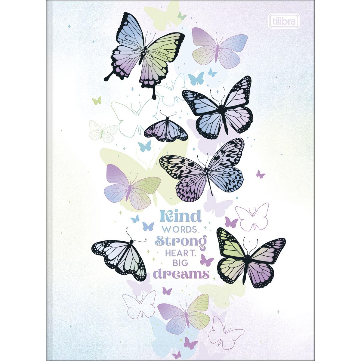 Caderno Brochura Tilibra Daisy Capa Dura 80 Folhas Sortido