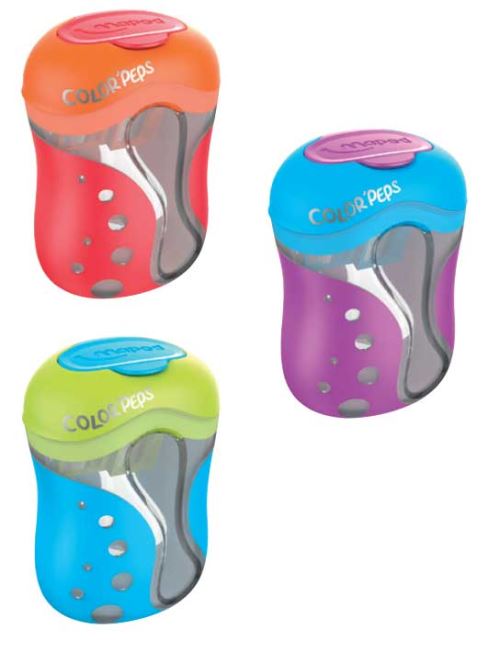 Apontador Maped Color Peps 2 Furos Unidade Sortido