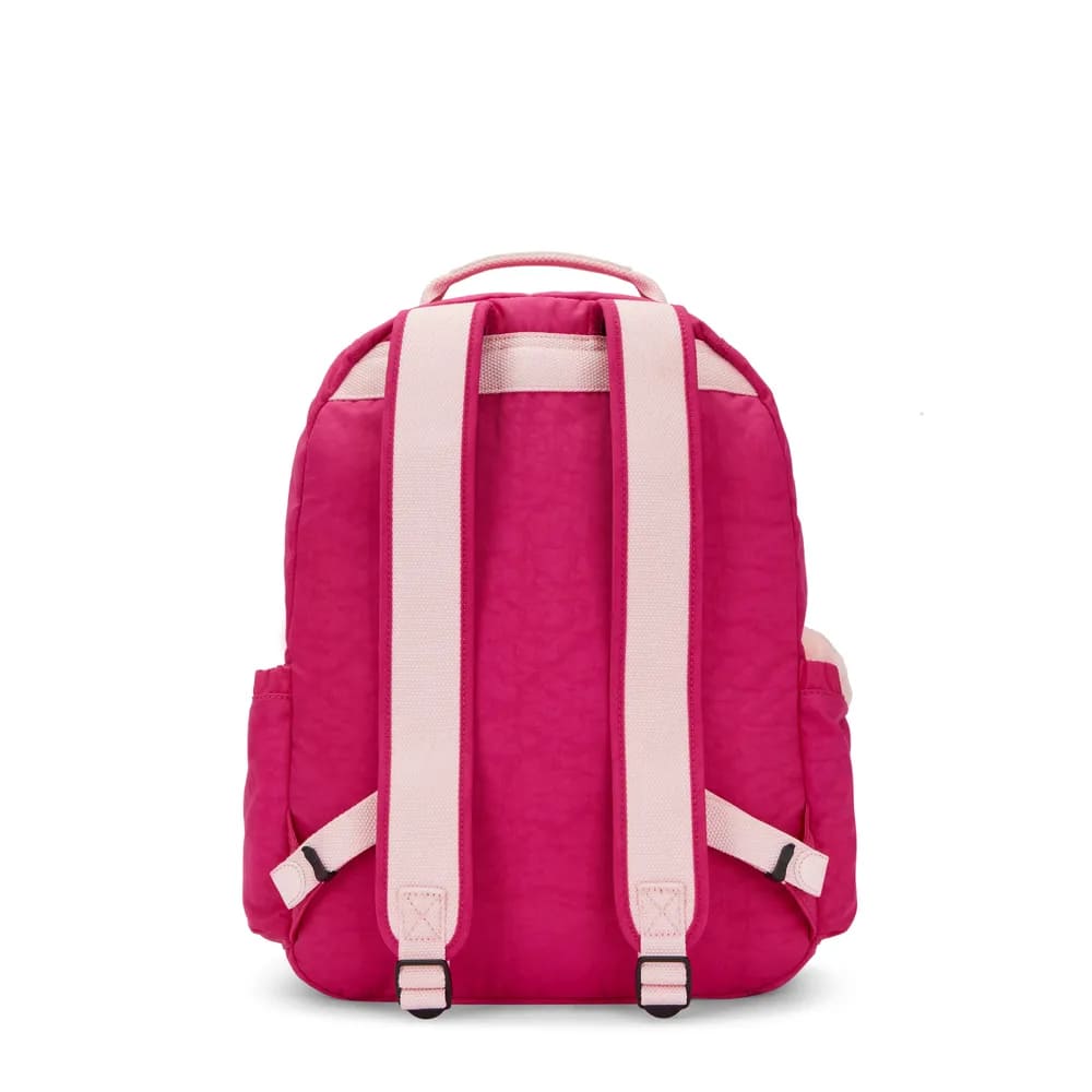 Mochila Kipling Seoul Pappy Grande Rosa