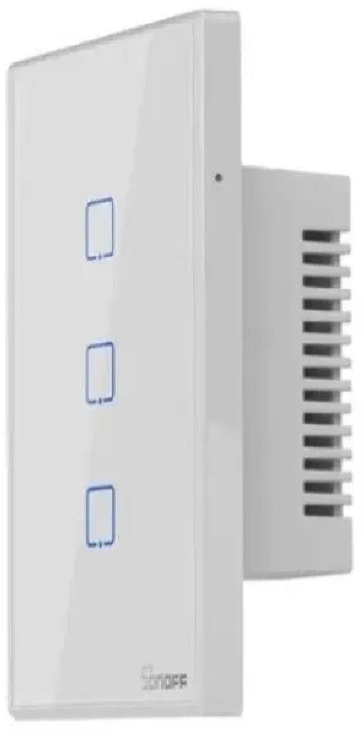 Interruptor de Luz Smart 3 Teclas Branco Wi-Fi RF 433 Mhz SONOFF TX T2US3C