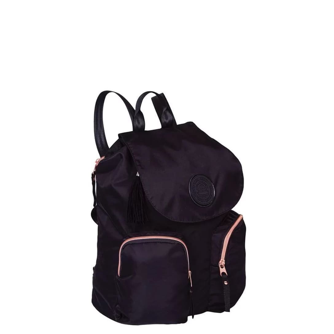 Mochila Sestini Costa Média com Tampa Paul Frank Glam Preto