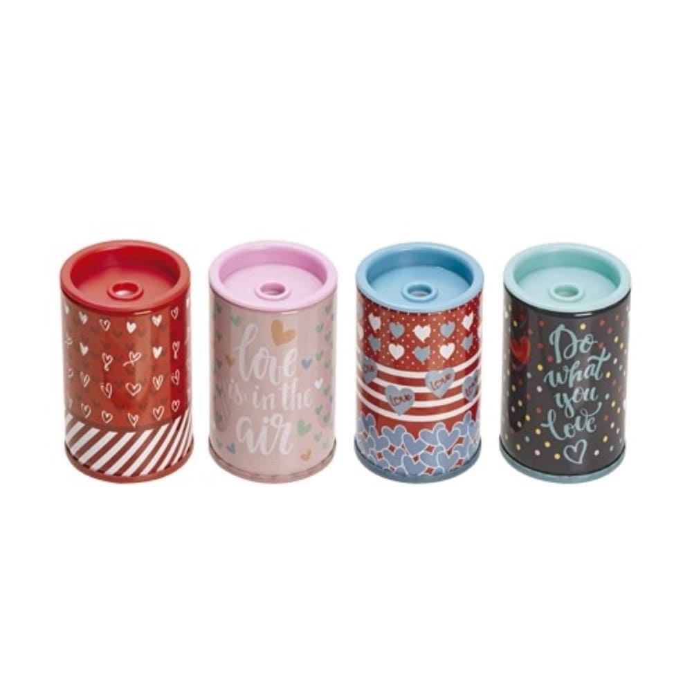 Apontador Molin Love Hear Metálico Unidade Sortido