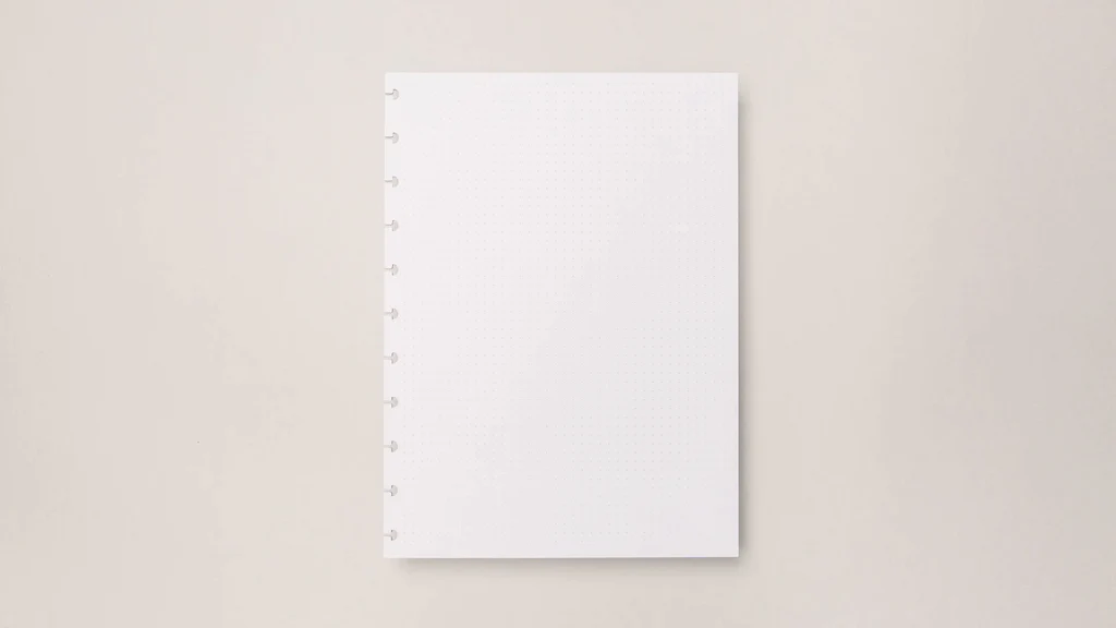 Refil para Caderno Inteligente Médio Pontilhado 120 Gramas 30 Folhas